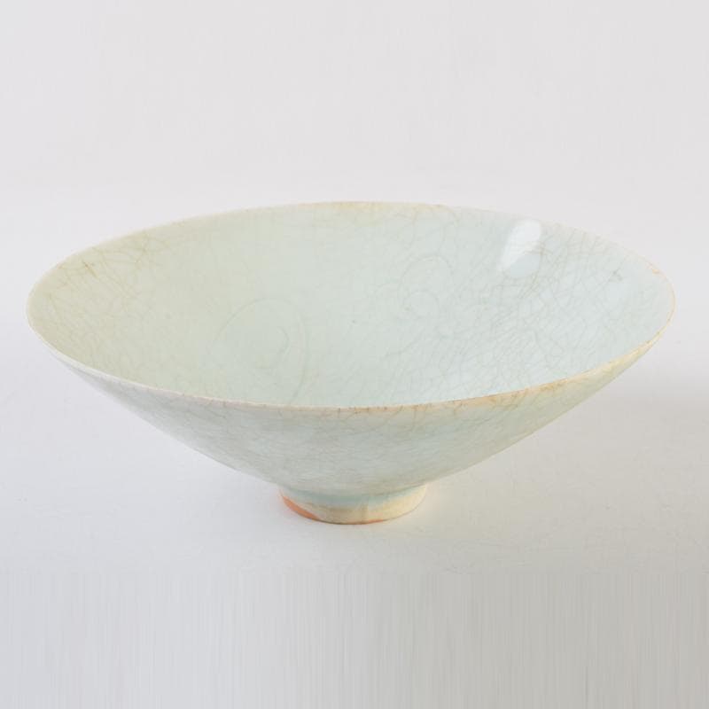 Big Chef　中国　影青　青白磁　陰刻　花文鉢　C　9105