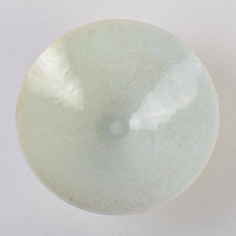 Big Chef　中国　影青　青白磁　陰刻　花文鉢　C　9105