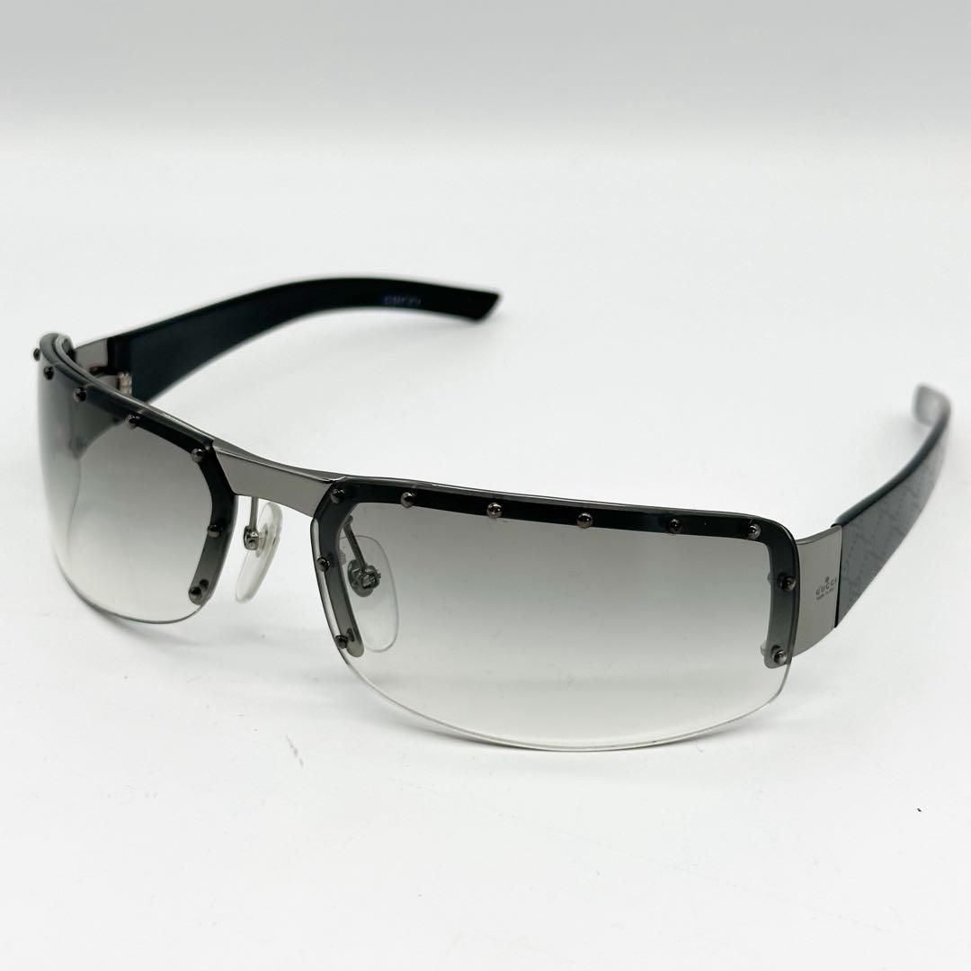 グッチ グラデーション スタッズ サングラス GG スプリーム ロゴ シマ