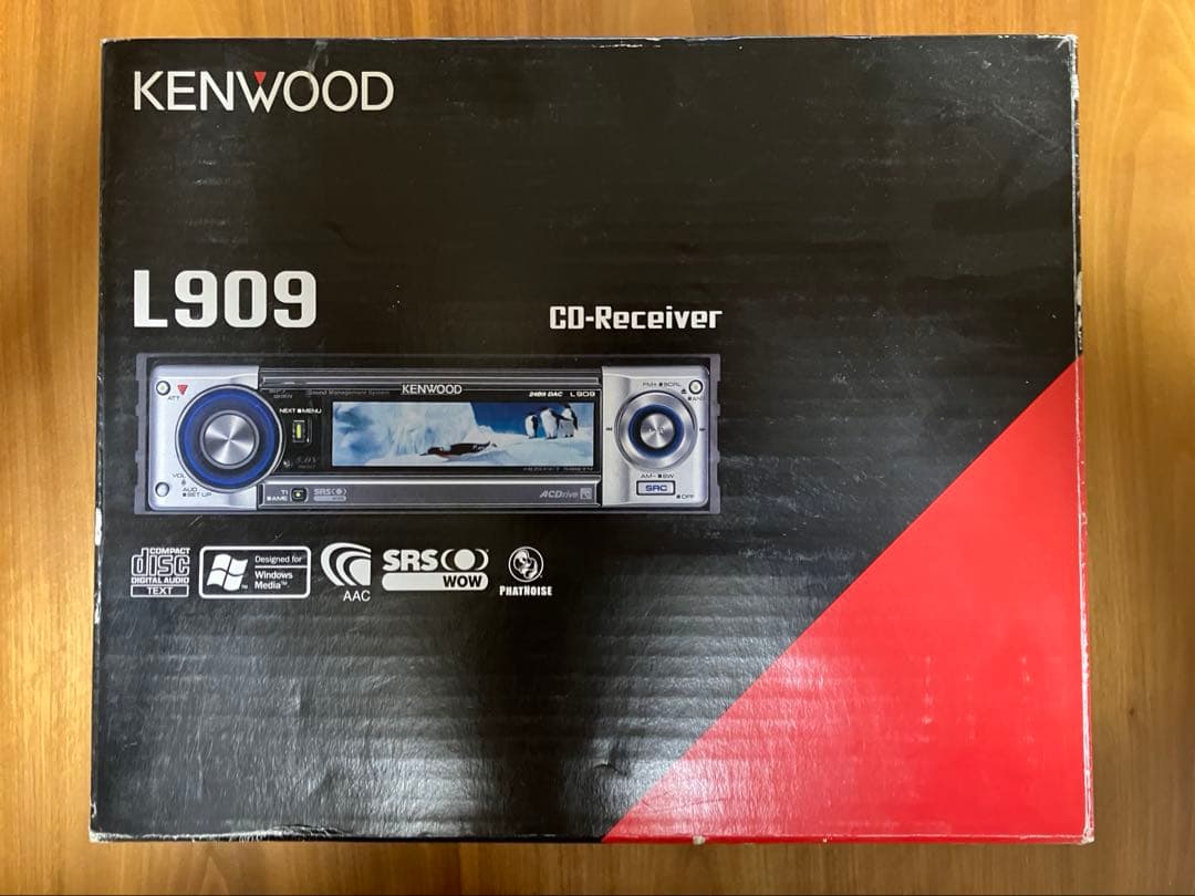 KENWOOD L909 カーオーディオ　1DIN 美品　最上位機種　当時物