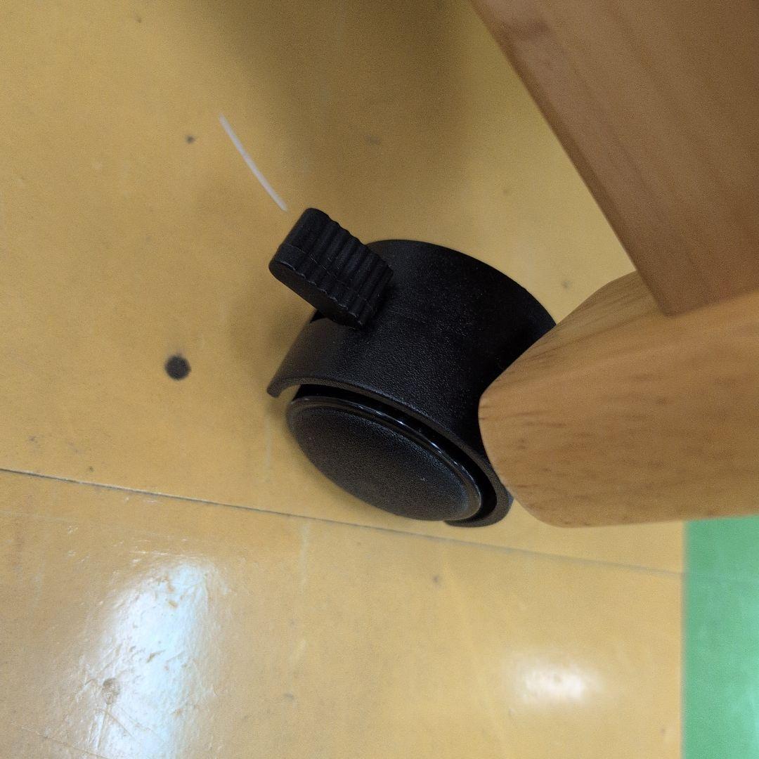 604 木製 3段キッチンワゴン キャスター付き