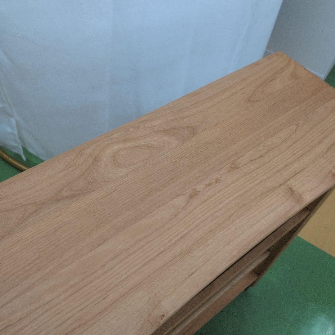 604 木製 3段キッチンワゴン キャスター付き