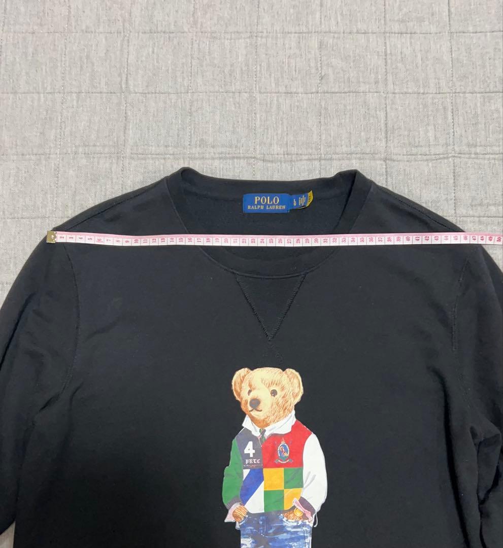 Polo Ralph Lauren スウェット ポロベア ブラック L