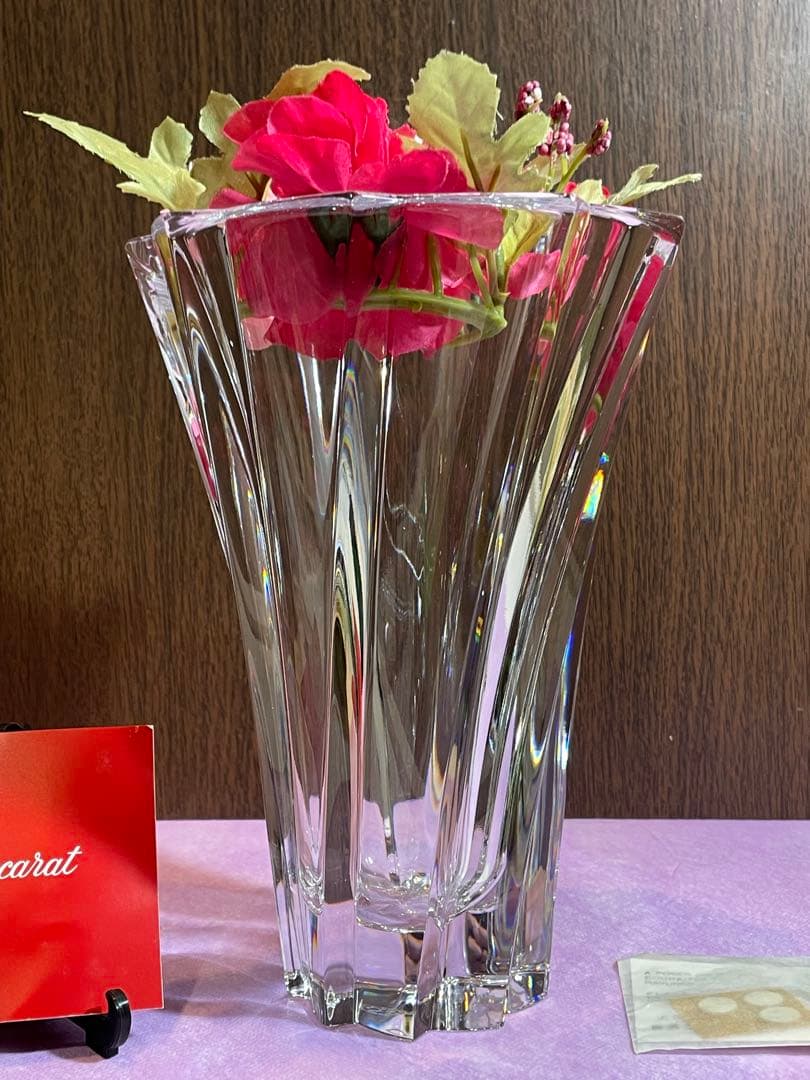 yoshi 　　　　　　　クリスタル バカラ花瓶
