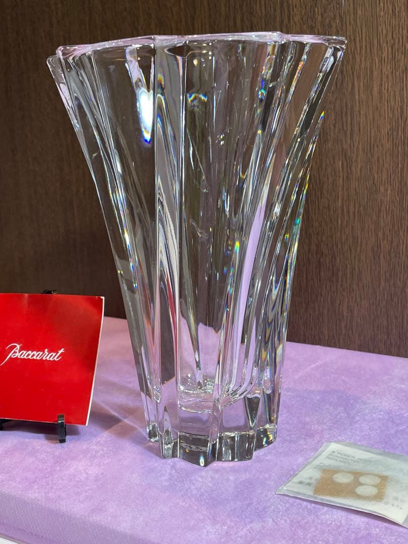 yoshi 　　　　　　　クリスタル バカラ花瓶