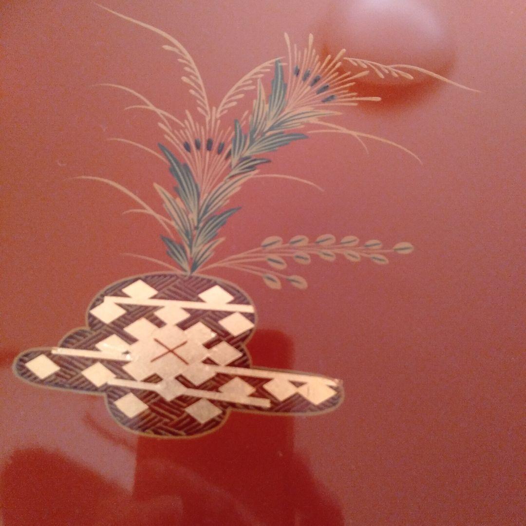 大内塗　丸盆十枚