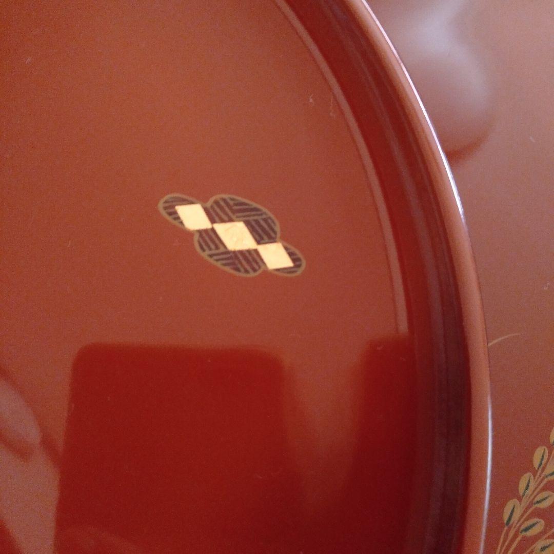 大内塗　丸盆十枚