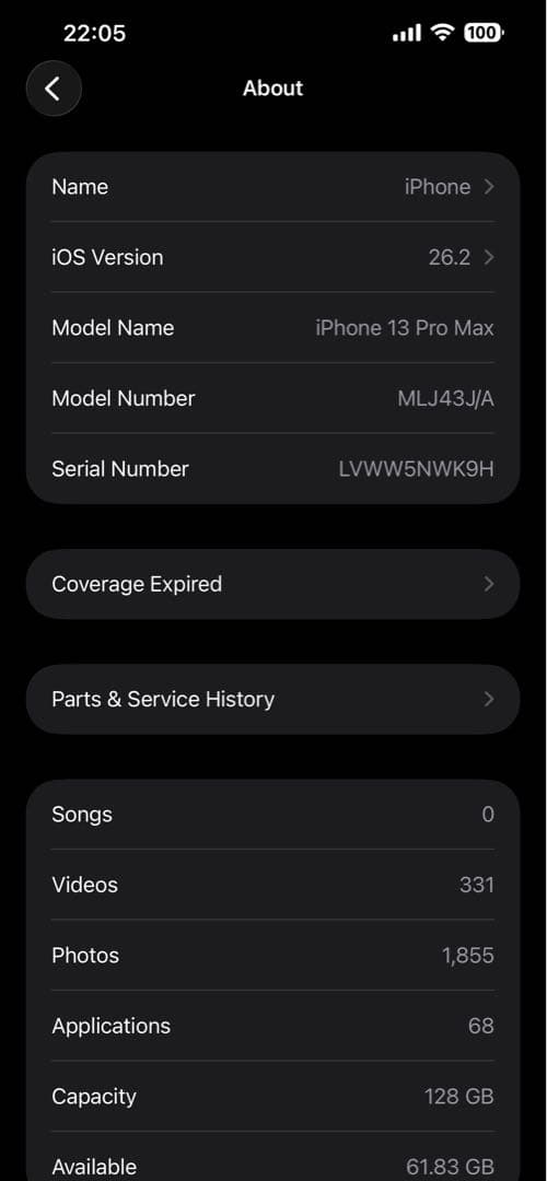 Apple iPhone 13promax 【美品】