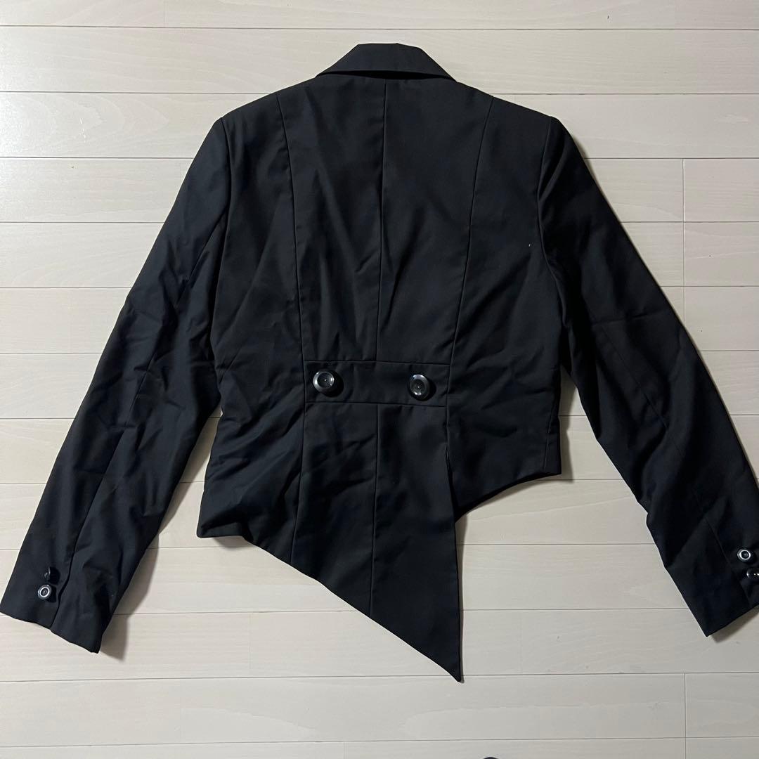 BPN アシンメトリック ダブルブレストジャケット ブラック