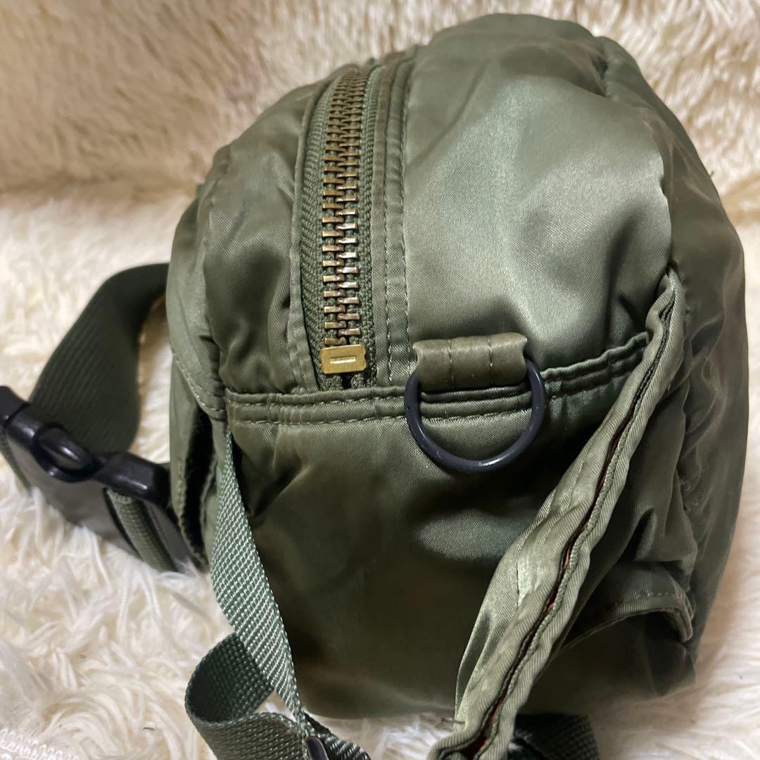 PORTER タンカー セージグリーン ショルダーバッグ