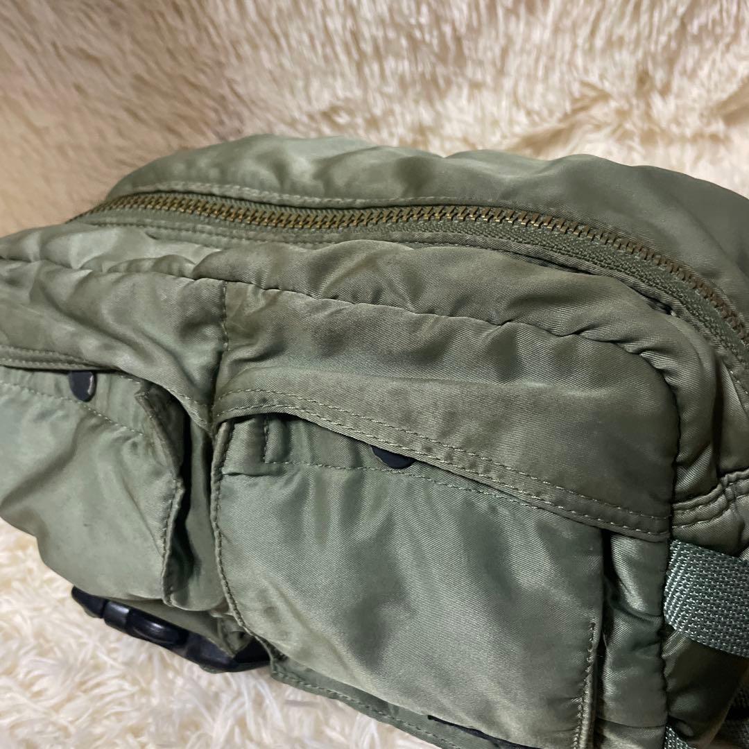 PORTER タンカー セージグリーン ショルダーバッグ