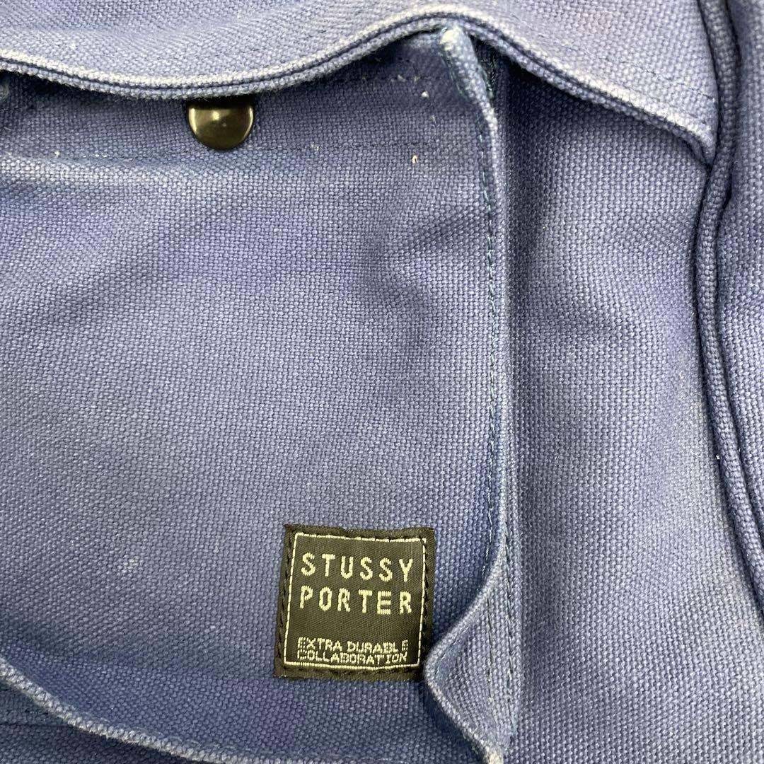 STUSSY PORTER ボストンバック 希少　ブルー　ポーター　吉田カバン