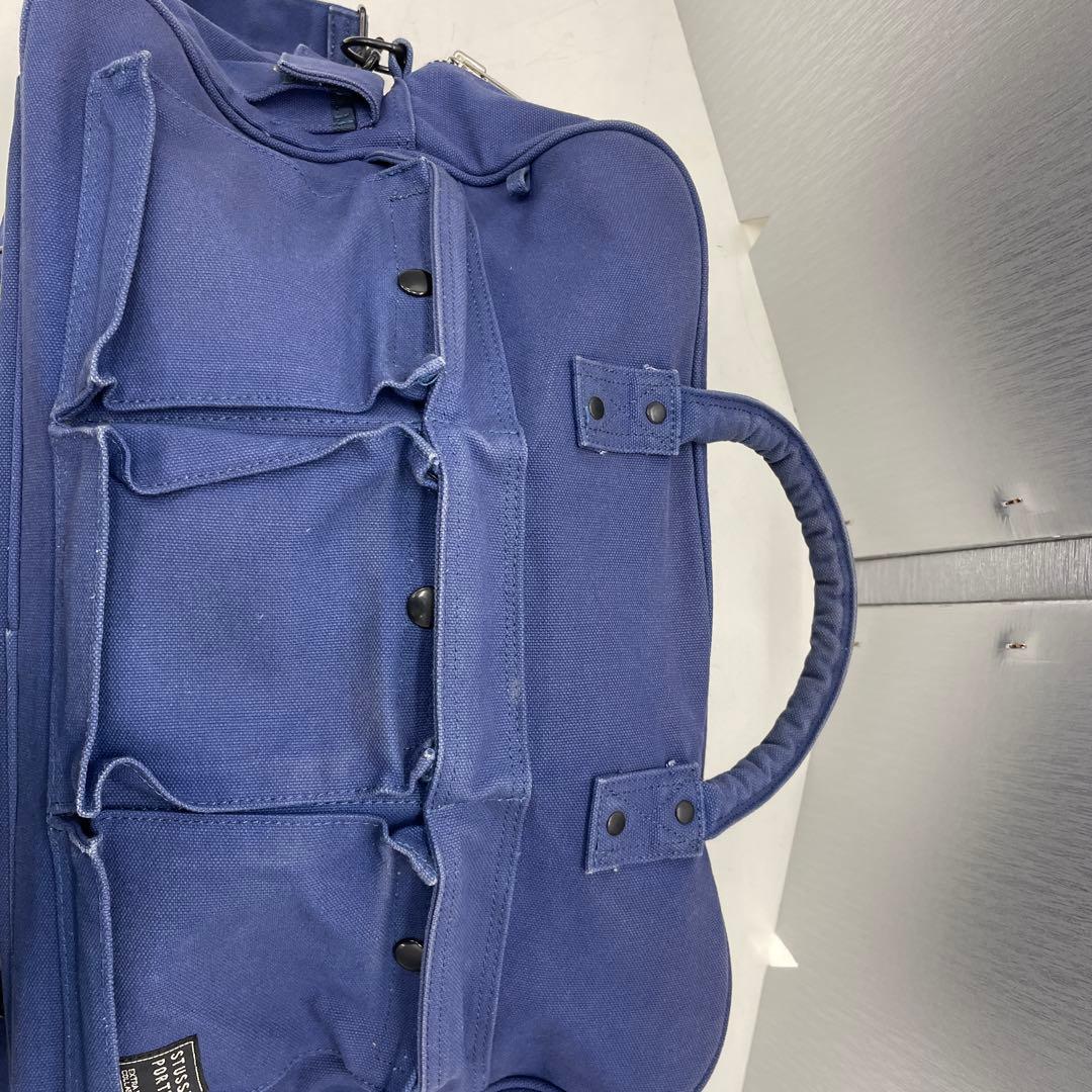 STUSSY PORTER ボストンバック 希少　ブルー　ポーター　吉田カバン
