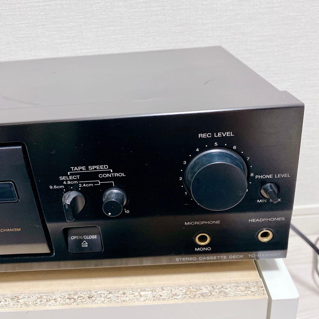 【希少】 SONY TC-RX2000T 3スピード シングルカセットデッキ