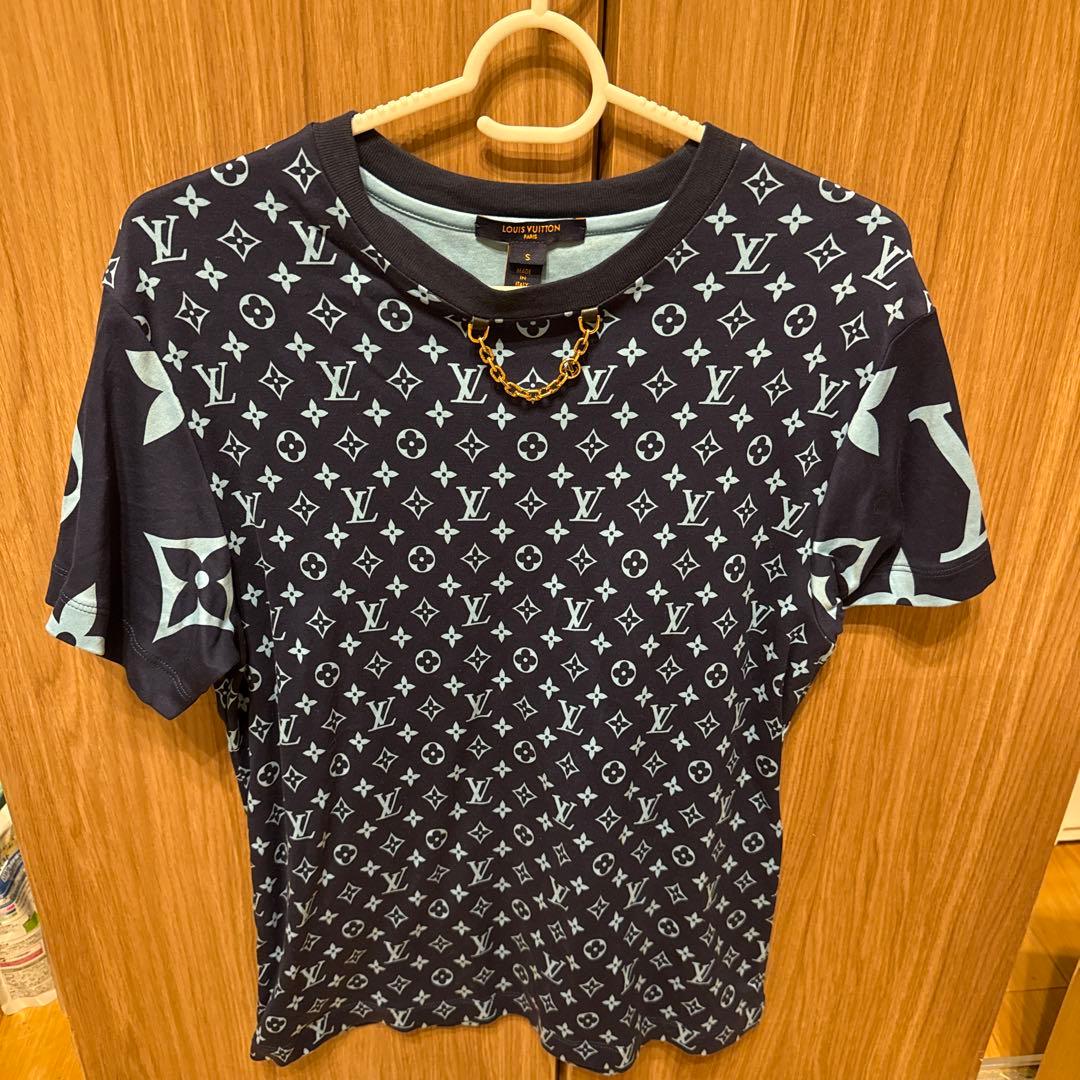 LOUIS VUITTON ロゴプリント Tシャツ S