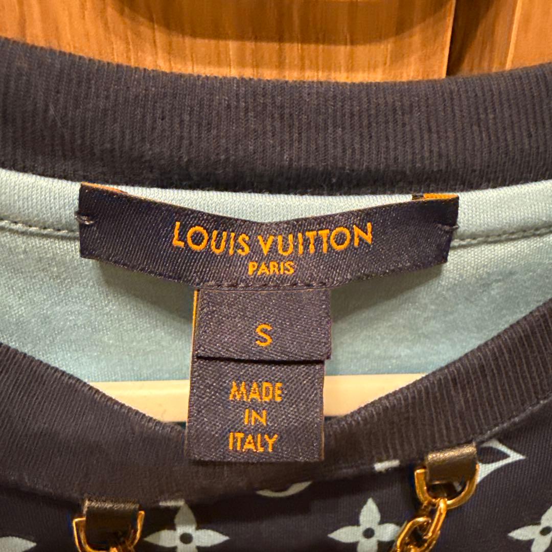 LOUIS VUITTON ロゴプリント Tシャツ S