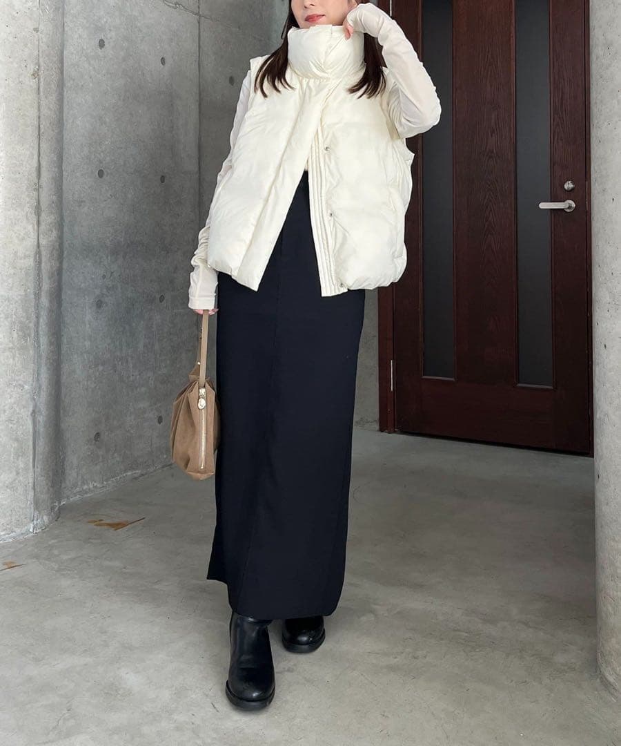 新品　CAPRICIEUX LE'MAGE 2WAY中綿パフジャケット　ベスト