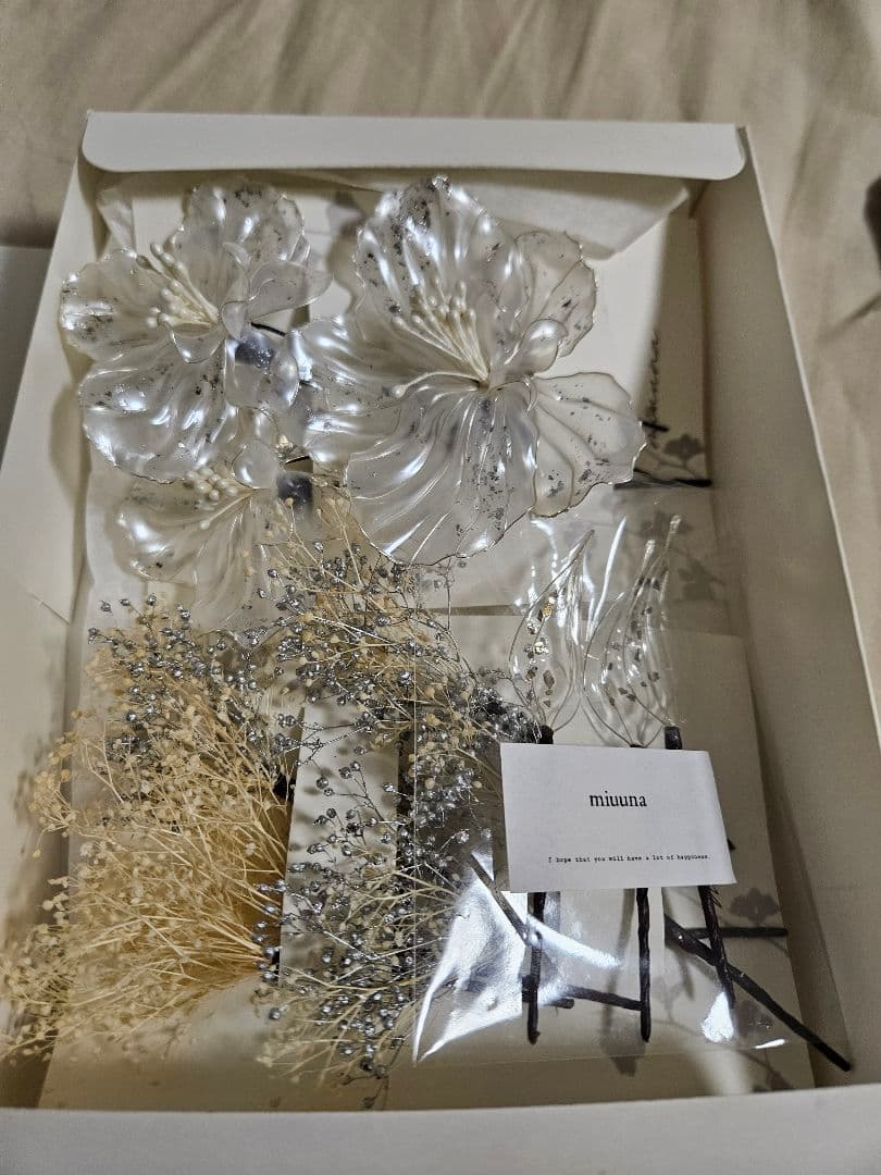 miuuna フラワー ヘアピン セット