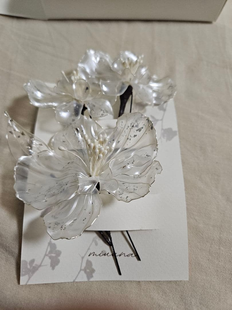 miuuna フラワー ヘアピン セット