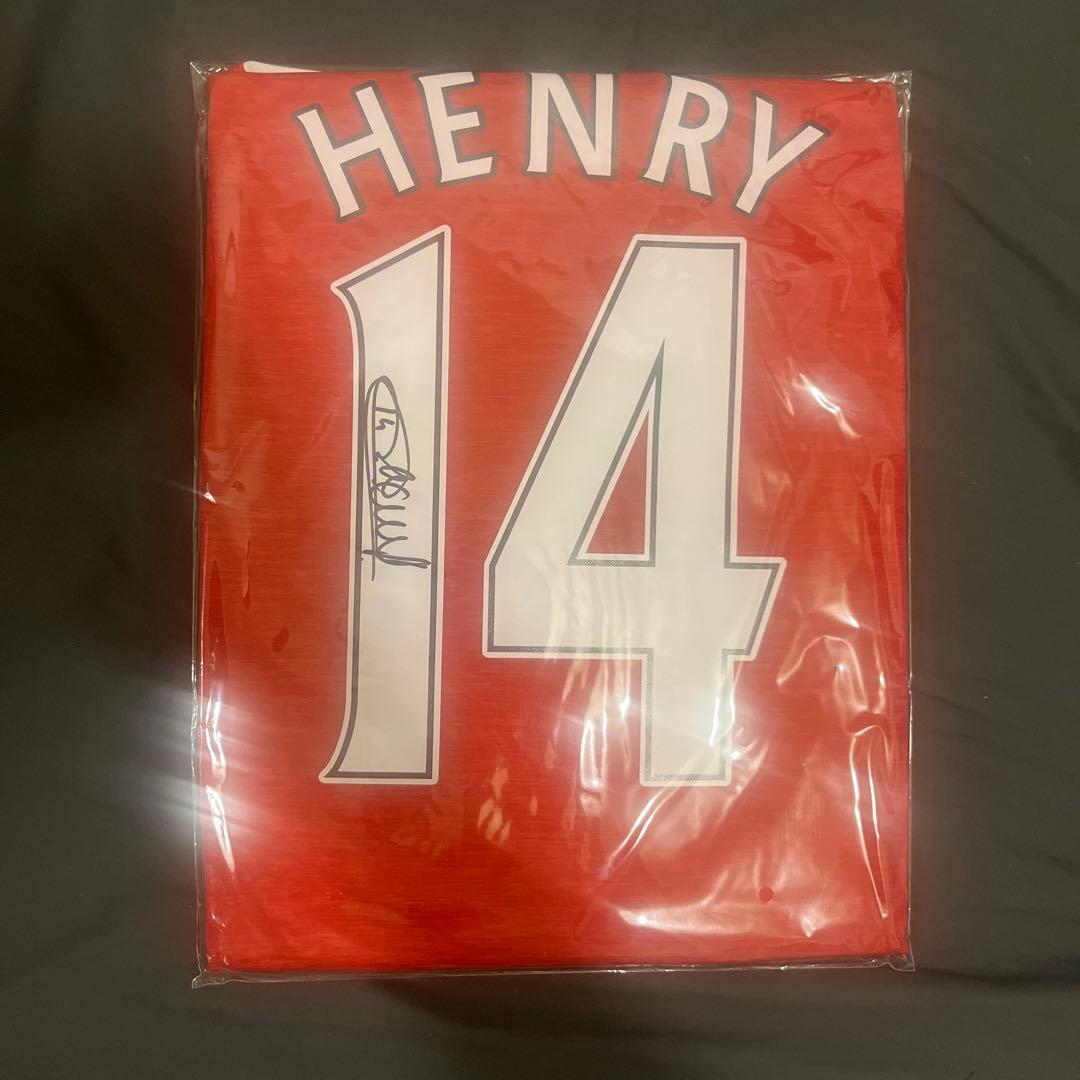 【証明書付き・直筆サイン入りユニフォーム】ティエリアンリ アーセナル