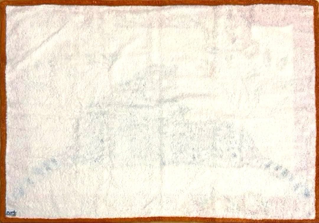 美品 エルメス ビーチタオル ラグ 玄関マット タイガー 虎 花柄 ブラウン