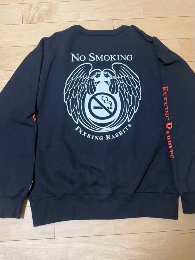 FR2 Fxxking Rabbits NO SMOKING スウェットシャツ