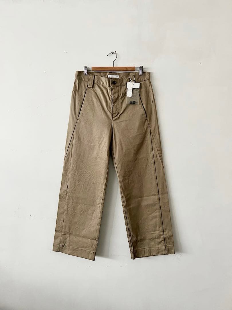 【未使用】Homspun　高密度ウェポン切替ワークパンツ　ダークベージュ