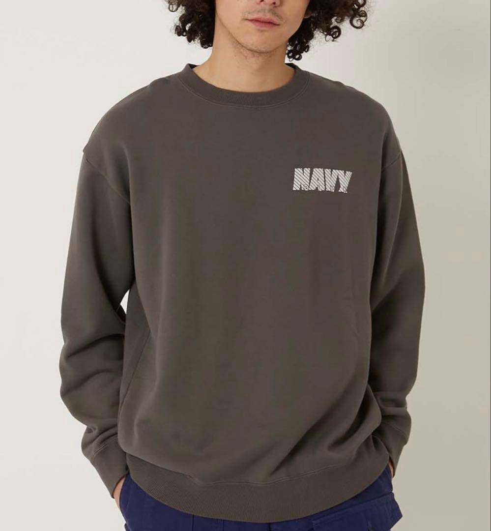 BLUE BLUE NAVY BLUE トレーニング クルーネックスウェット