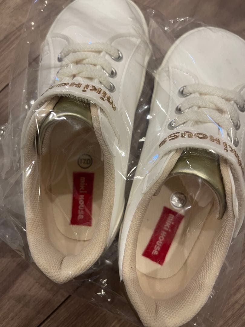 ミキハウス ゴールドレーベル　スニーカー　17.0㎝