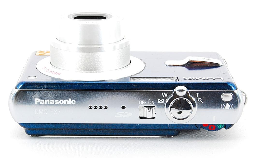 【美品/元箱】Panasonic LUMIX FX7ブルー 動作確認済39308