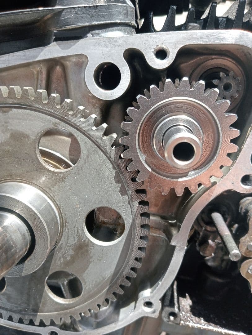 GS400セルモーターアイドルギヤ