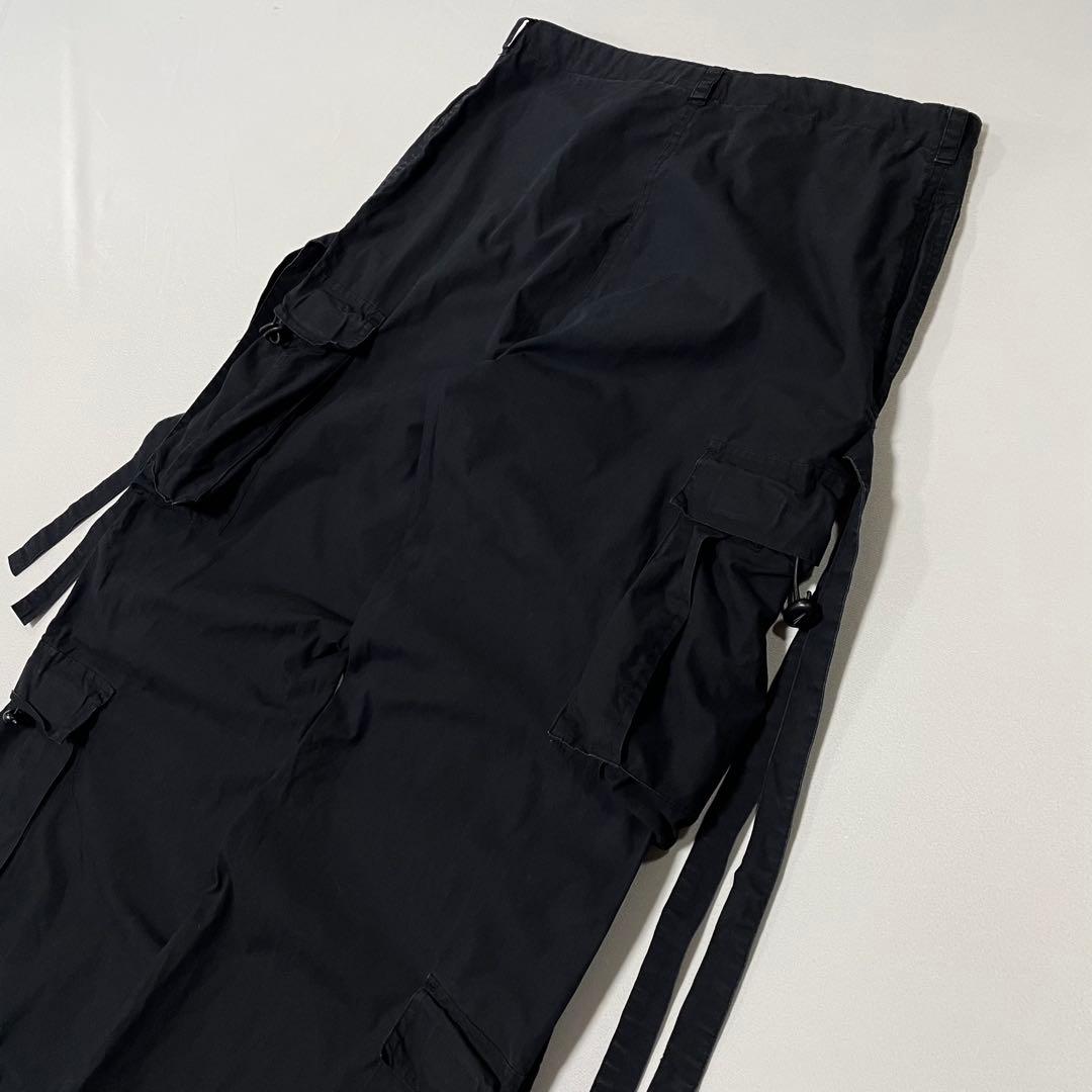 00s y2k パラシュート テクノ ボンテージ カーゴパンツ マルチポケット