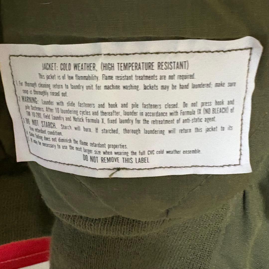 実物 90s US ARMY CVC タンカースジャケット サイズS 状態良好