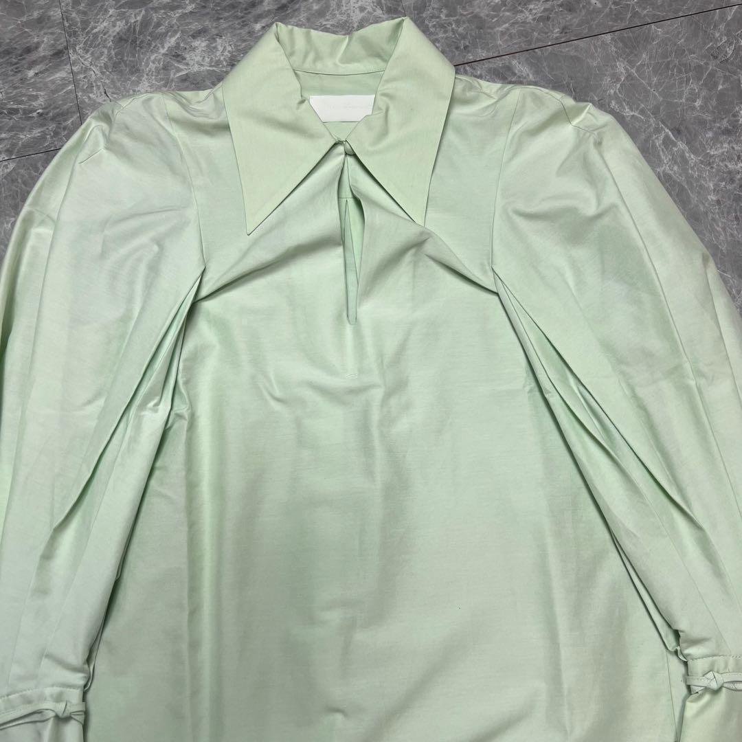 【試着のみ】近年品　マメクロゴウチ　ワンピース　ドレス　23SS マキシ丈　S