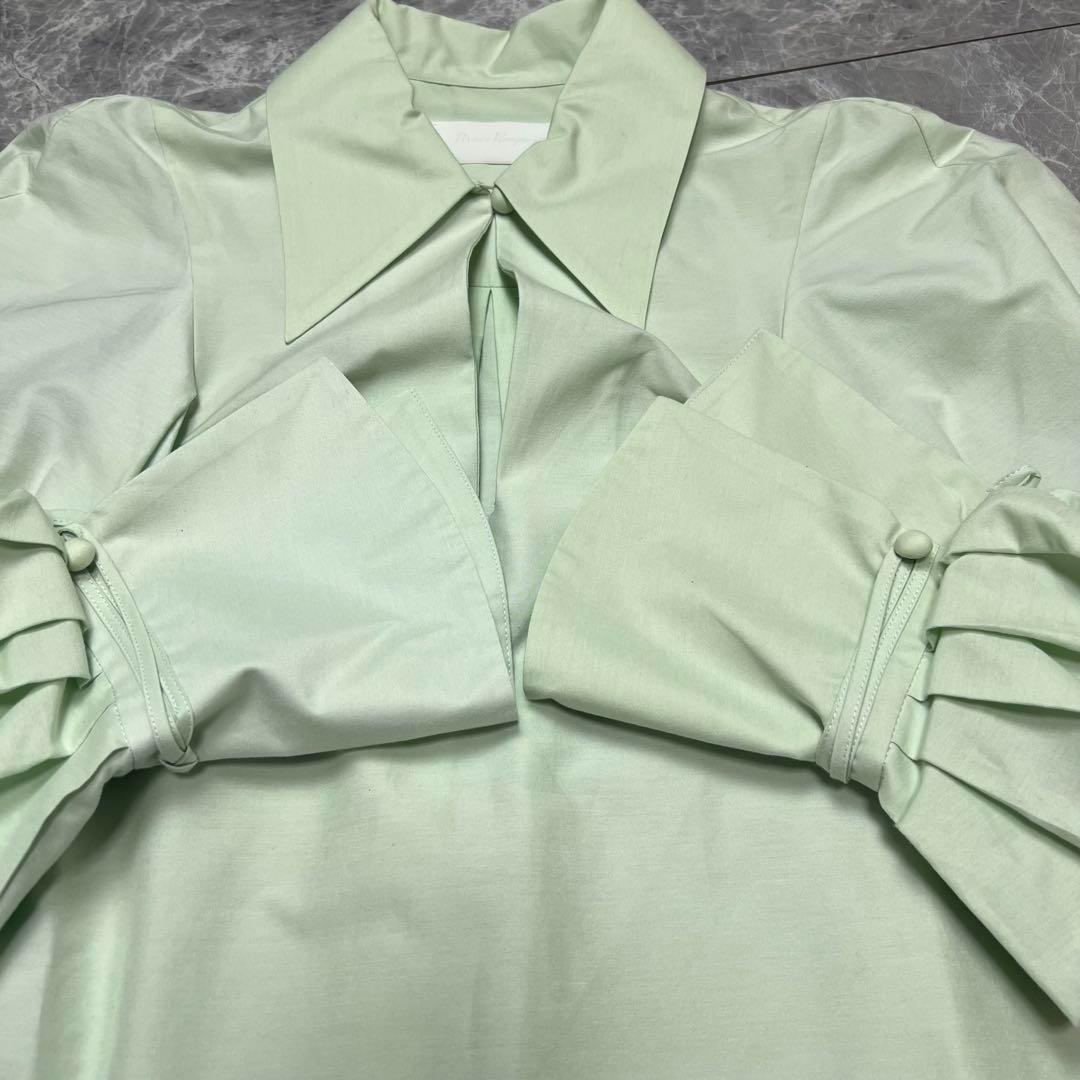 【試着のみ】近年品　マメクロゴウチ　ワンピース　ドレス　23SS マキシ丈　S