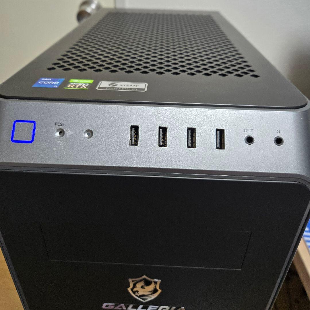 新生活 GALLERIA ゲーミングpc i7 RTX3060 モンハンワイルズ