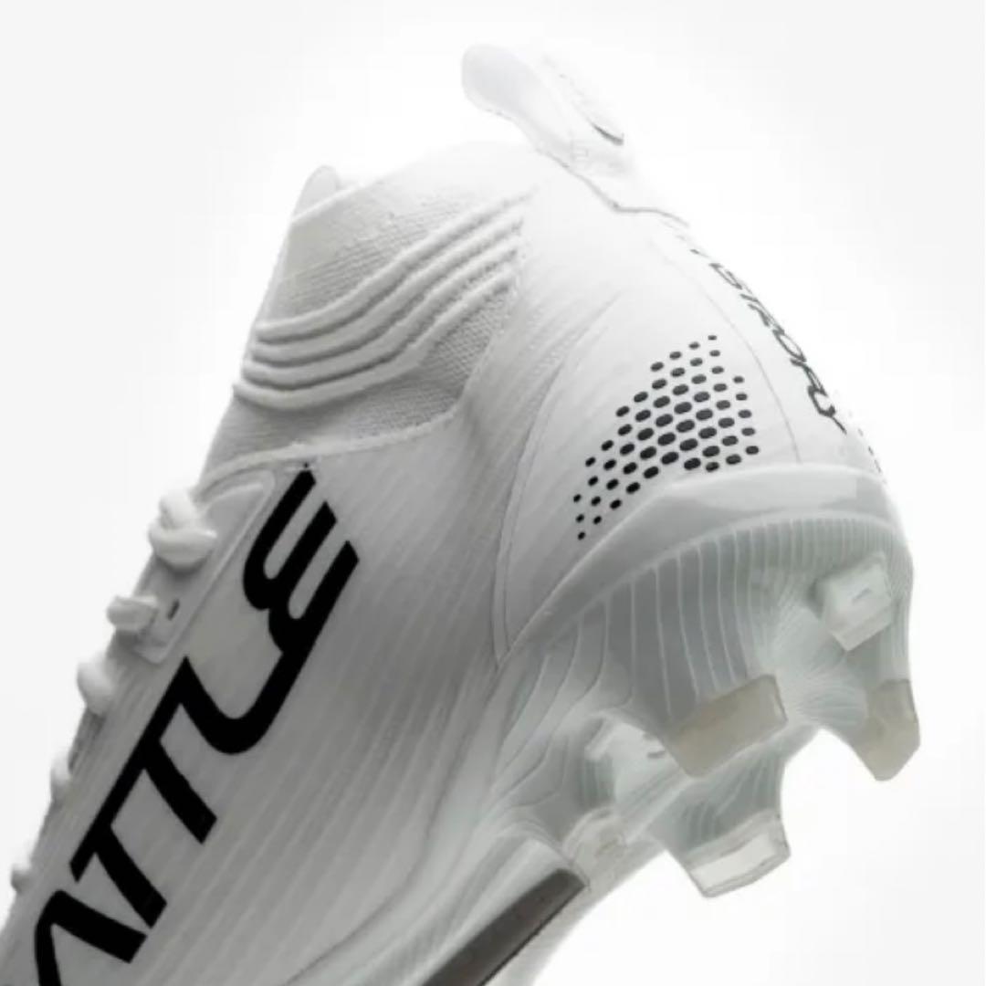 BATTLE ASTROFLY ホワイト アメフト スパイク 29cm 12