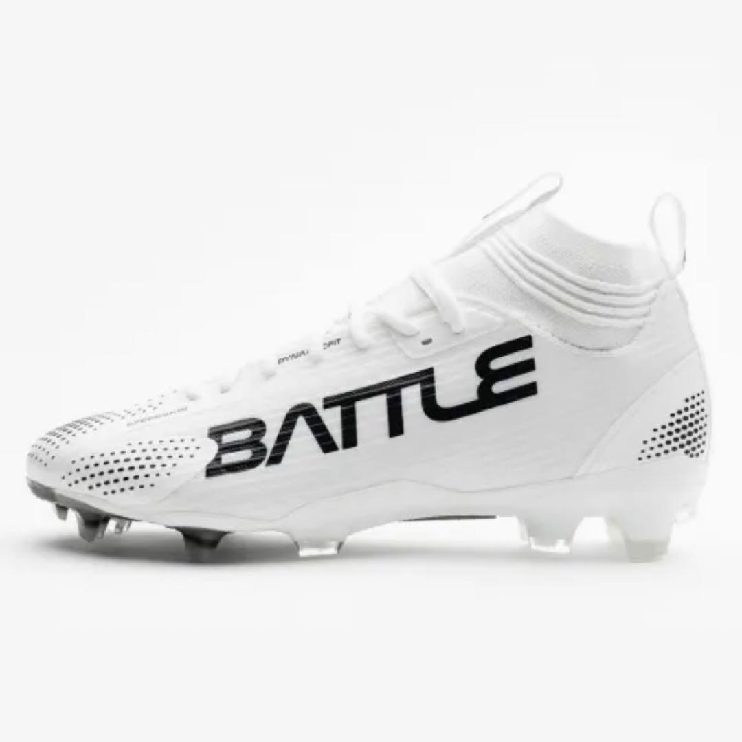 BATTLE ASTROFLY ホワイト アメフト スパイク 29cm 12