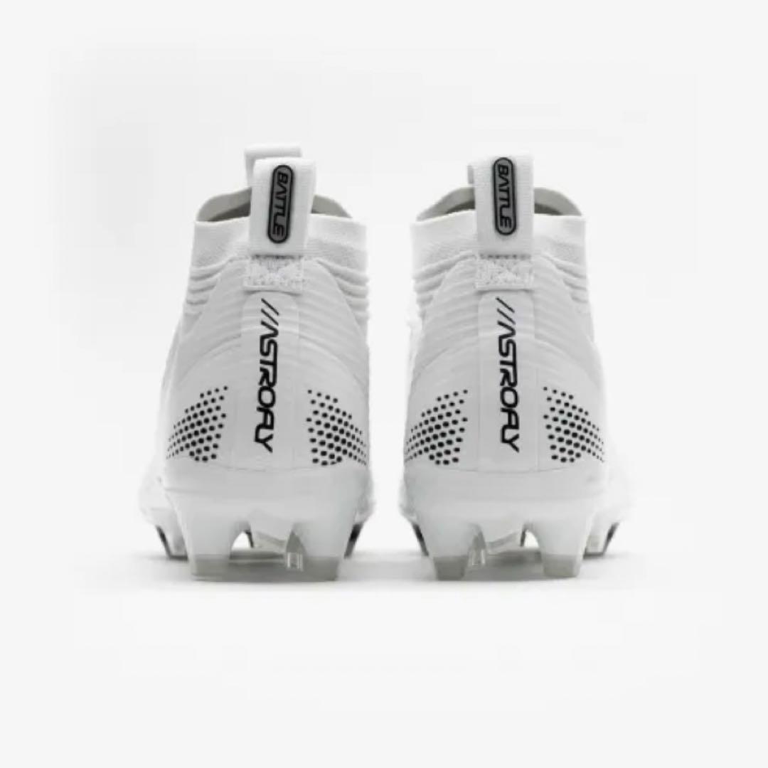 BATTLE ASTROFLY ホワイト アメフト スパイク 29cm 12