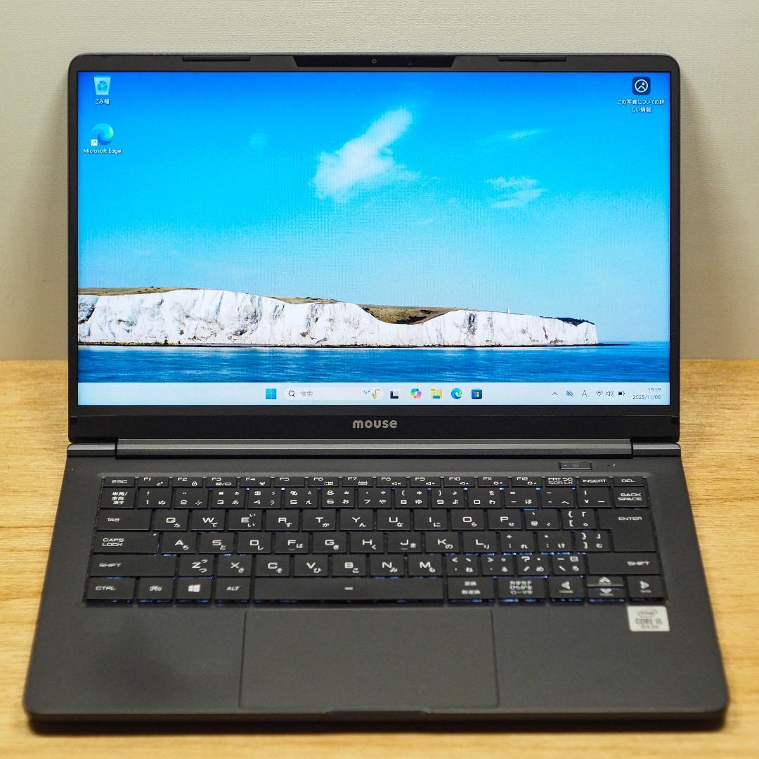 mouse X4-i5、Intel i5-10210U、Windows11Pro