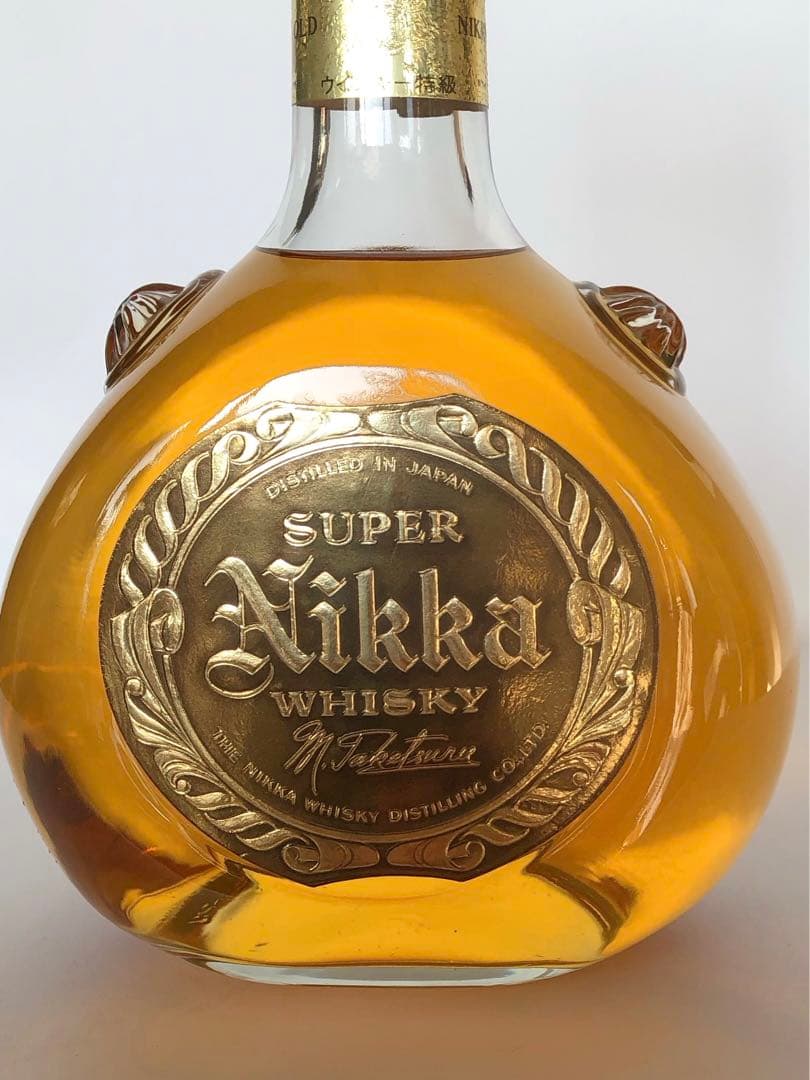 レア 特級 スーパーニッカ 突起 角ボトル ニッカ ウイスキー 未開栓