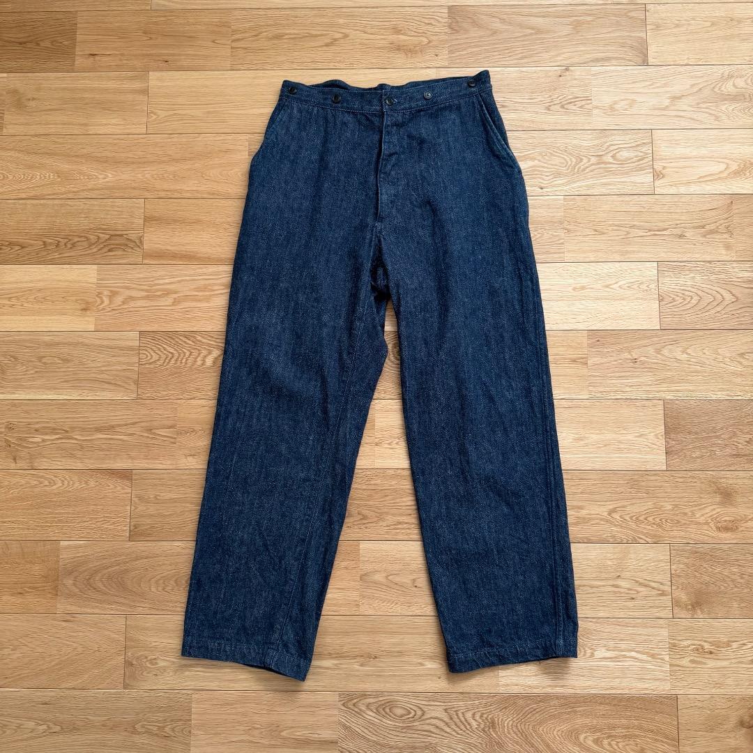 COMOLI コモリ U03-03012 デニムオーバーパンツ 1 インディゴ