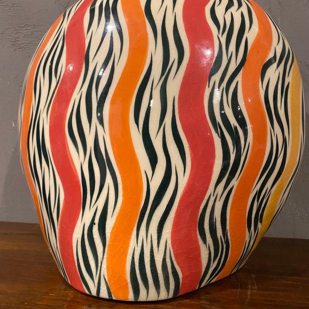 37cm トナラ焼き 特大フクロウ置物 陶器 ヴィンテージ スペシャル