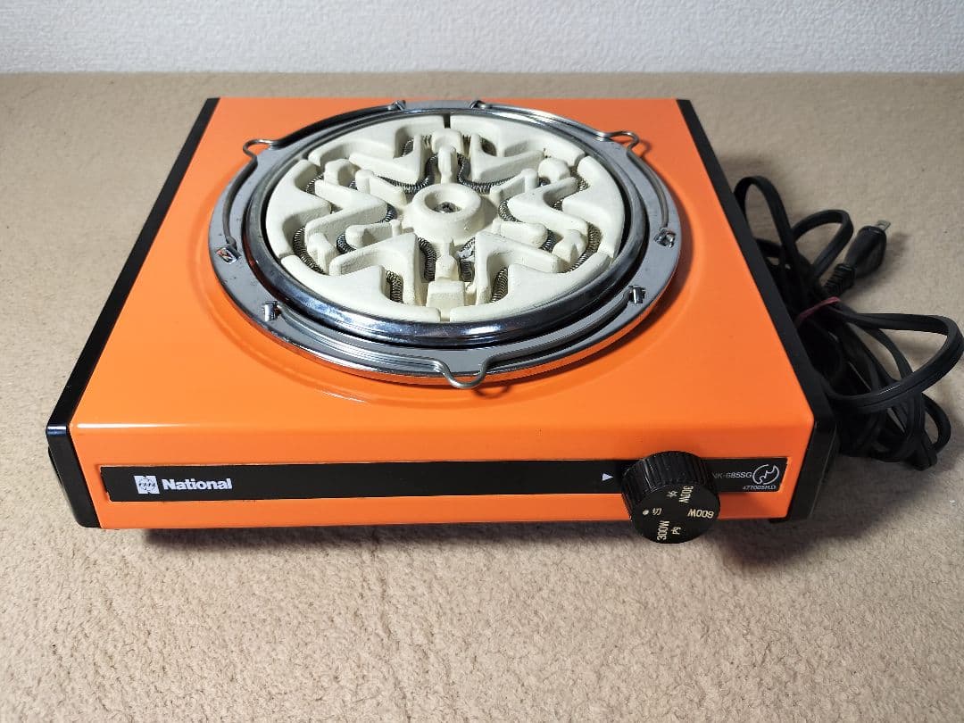 昭和レトロ 　ナショナル　電気コンロ 　NK-685SG