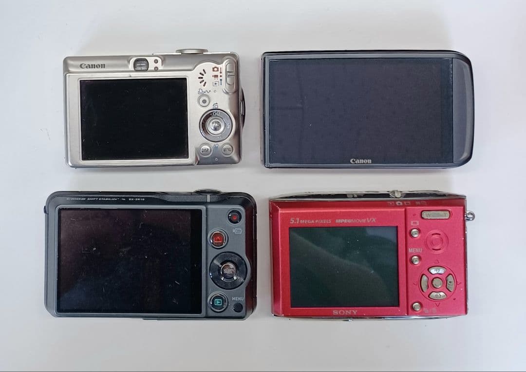 コンパクトデジタルカメラ 4台セット