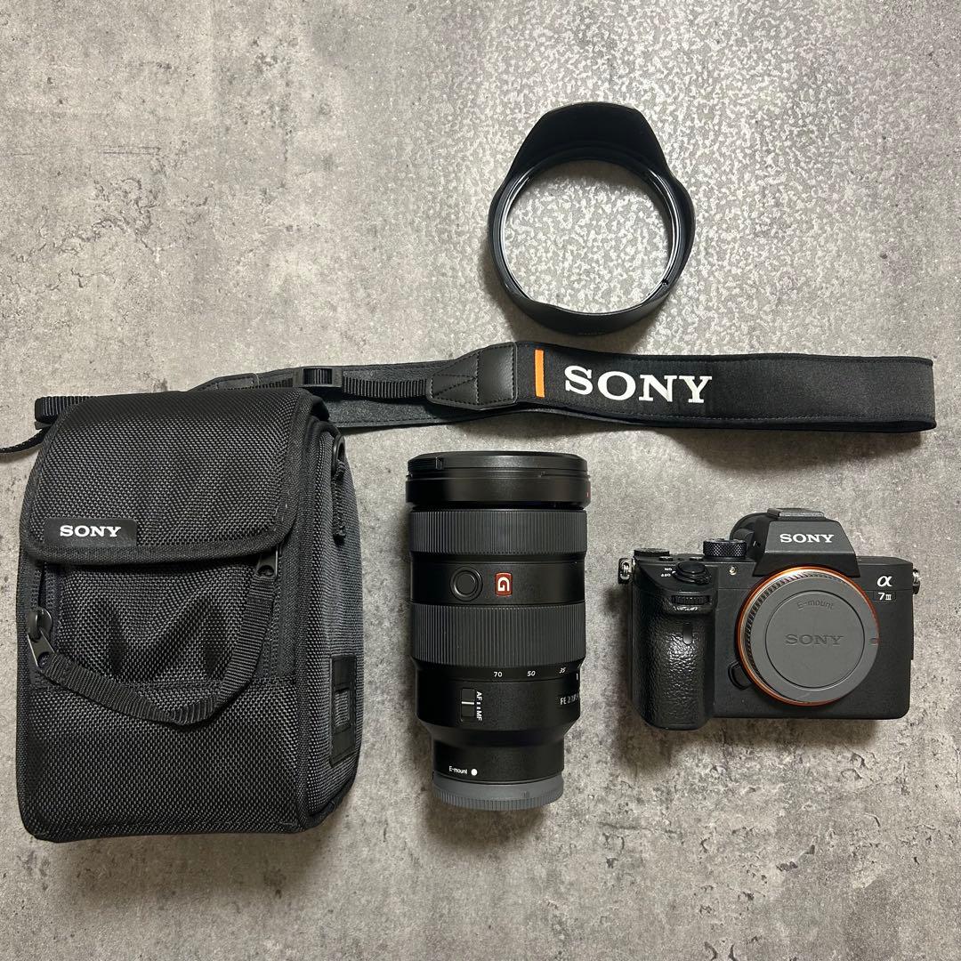 SONYα7iiiミラーレス一眼カメラ・Gマスターレンズ24-70mmf2.8