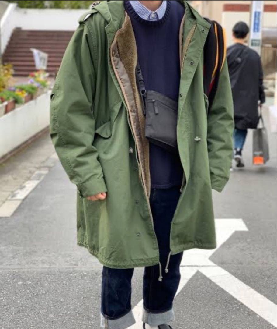 フレッドペリー　モッズコート パーカグリーン フード付き