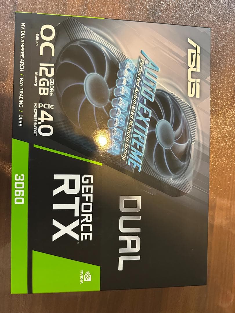 ASUS RTX 3060 12GB V2 動作確認済（24年12月購入）