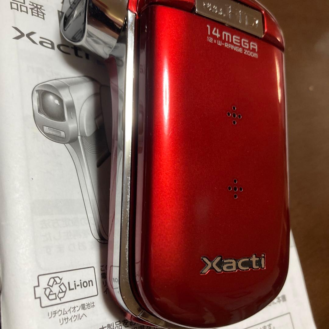 (美品)SANYO デジタルムービーカメラ Xacti CG100 レッド