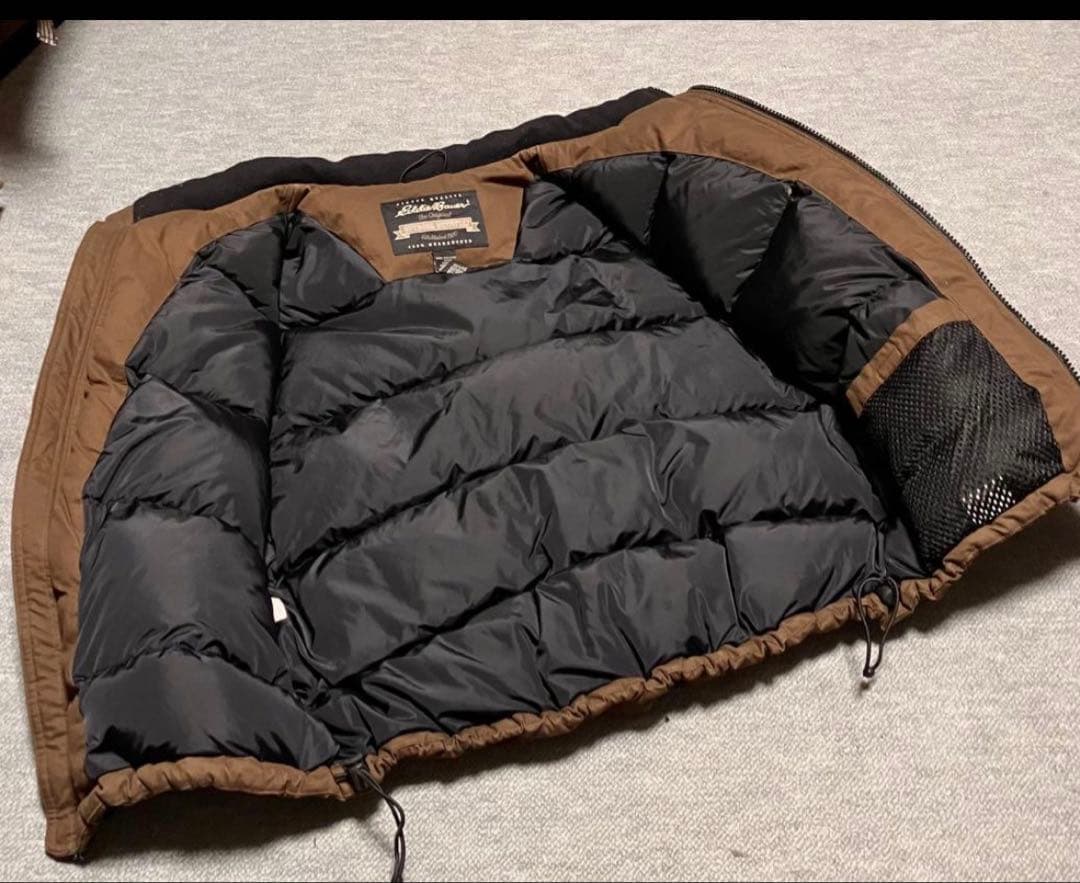 Eddie Bauer フィッシング ダウンベスト M 実寸L 00s 名作